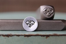SUPPLY GUY 8mm Dragon Metal Punch Design Stamp SGCH-131