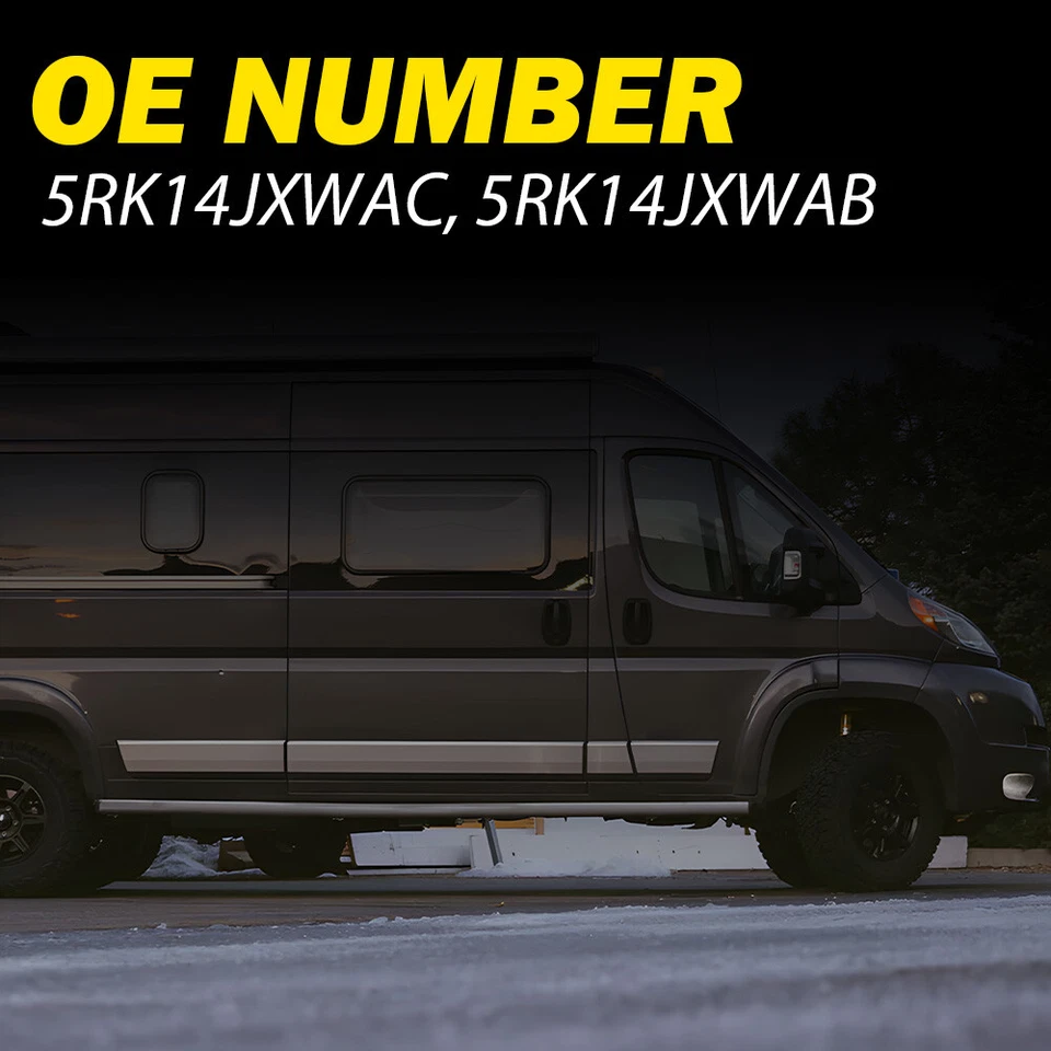 Maçaneta de porta deslizante para Ram ProMaster 3500 2500 1500 2014-2021 5RK14JXWAB B - Imagem 2 de 4