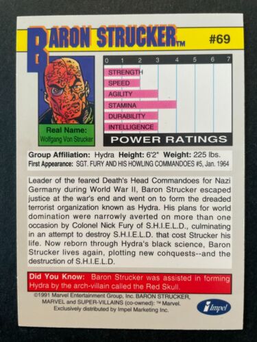 FINISH YOUR SET 1991 Impel Marvel Universe Series 2 II Pick the Card - Picture 138 of 322