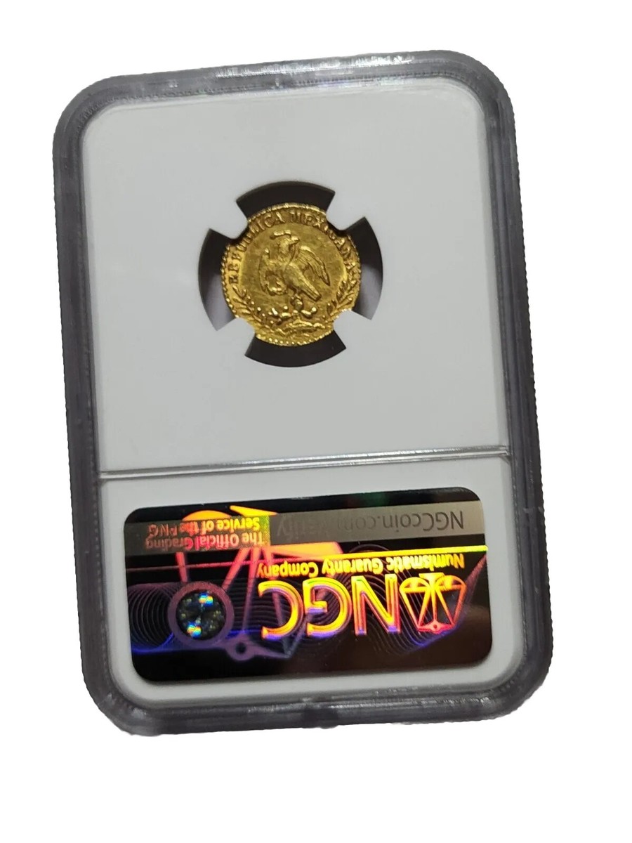 1859/7-GA JG Mexico Gold Escudo NGC UNCIRCULATED DETAILS | eBay