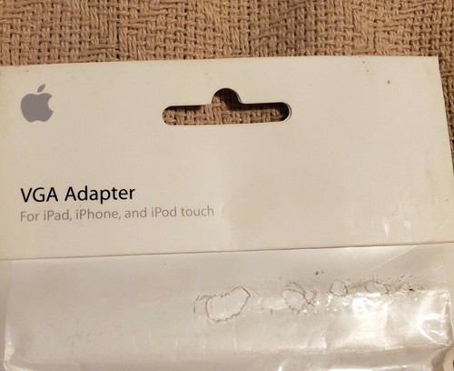 Genuine Apple MC552ZM/B VGA Adapter 15Pin Female To 30Pin Male iPhone iPad NEW - 第 2/6 張圖片