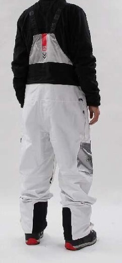 686 Nasa Exploration Insulated Bib Pant (L) White Colorblock
