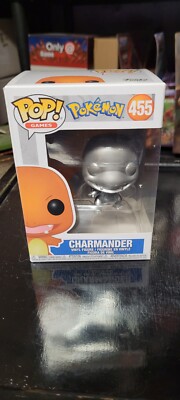 Funko POP! Games: Pokemon Charmander Silver Metallic 25th