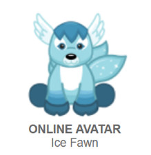 Webkinz Classic Ice Fawn Code Only 
