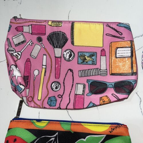 4 Clinique Cosmetic Bags Lot /All NEW Unused / Donald X Robertson Jonathan Adler - Picture 6 of 14