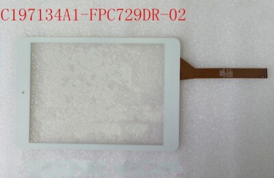 NEW Touch Screen For Tablet PC ViewPad 8E C197134A1 FPC729DR-02 white  #E10