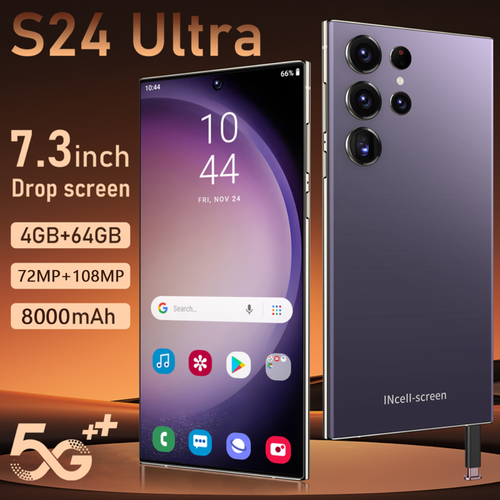 Unlocked Smartphone S24 Ultra 4+64G 5G Android Cellphones 7.3" 8000mAh 2SIM - 第 2/18 張圖片