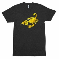 Golden Scorpio Astrological Zodiac T-Shirt