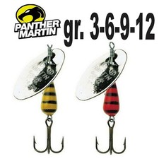 cucchiaini martin giallo rosso vespato pesca spinning esca artificiale trota 