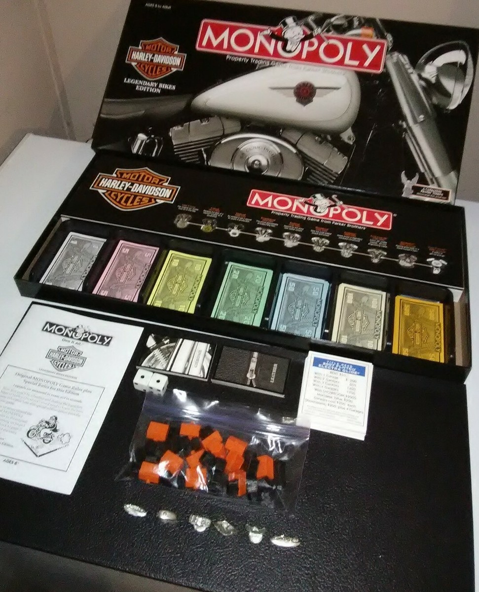 Harley Davidson Legendary Bikes Edition Monopoly Board Game 2007