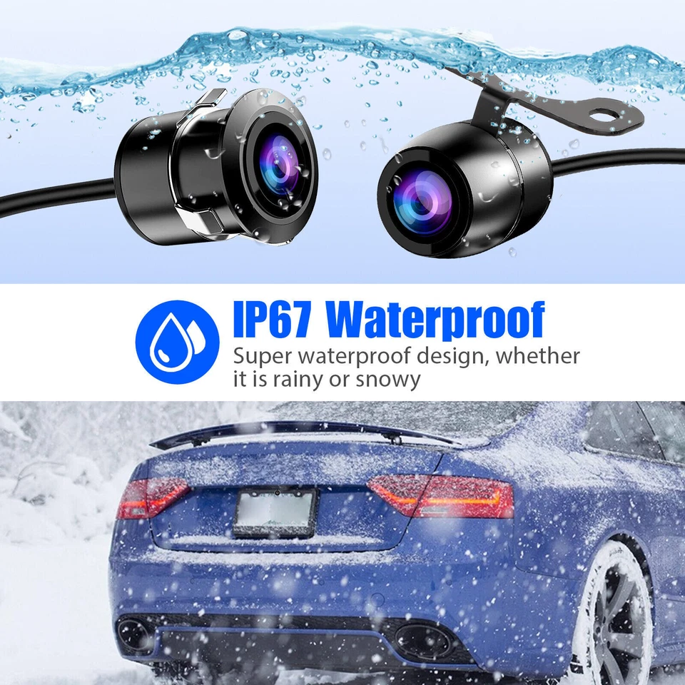 170° CMOS Car Front/Side/Rear View Reverse Backup Night Vision Parking Camera HD - Image 4 of 4