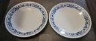 Corelle Old Town Blue Onion Vintage  Bread Butter Dessert Plates 6 3/4" Set of 2
