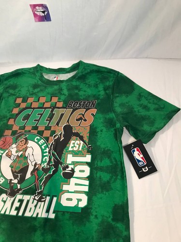 Boston Celtics Basketball Shirt Men’s Small Green NBA Athletic T-Shirt NEW - Picture 3 of 7