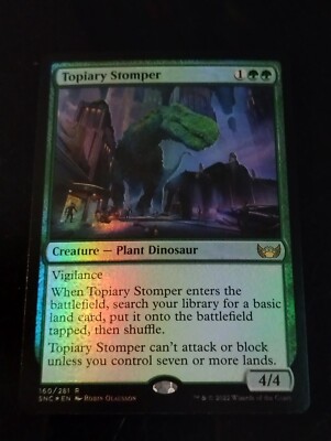 FOIL Topiary Stomper x 1 - Streets of New Capenna - NM - Magic The Gathering 