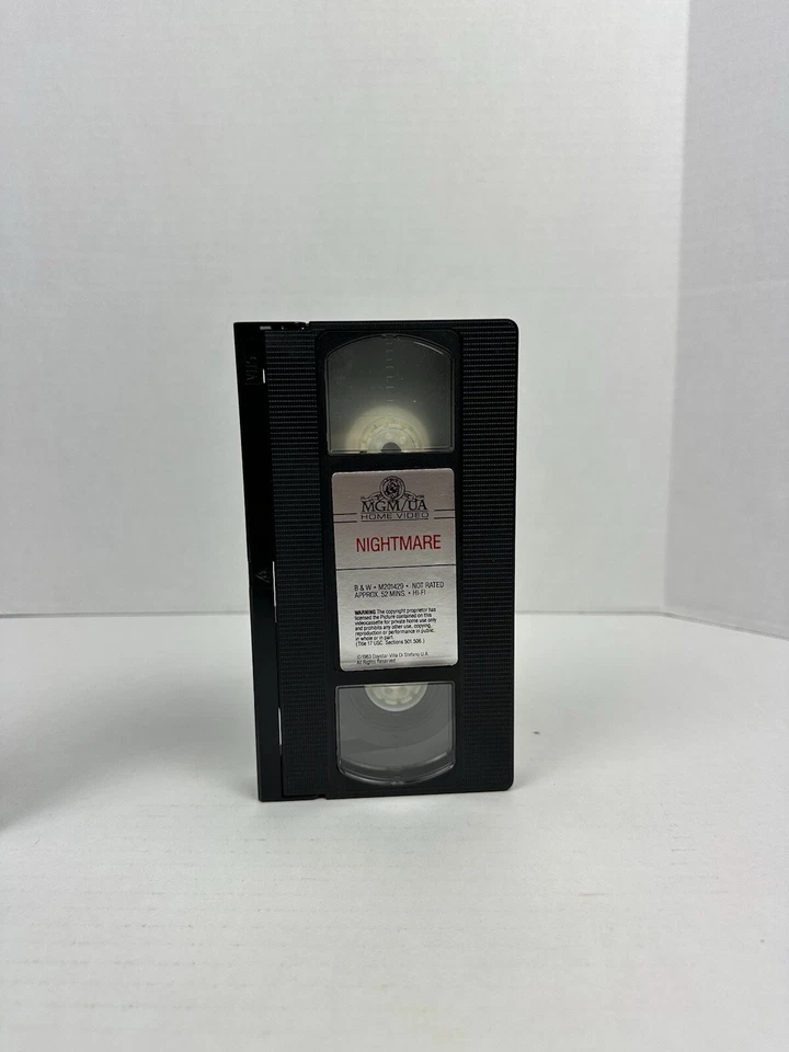 The Outer Limits VHS Tape NIGHTMARE Sci-Fi Movie Film Martin Sheen 1963/1988 Foto 4 de 4