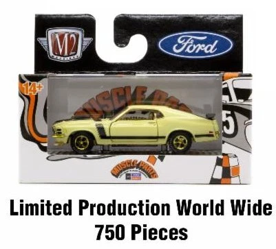 FORD Mustang BOSS 302 - 1970 - CHASE CAR - M2 1:64 - Bild 2 von 4