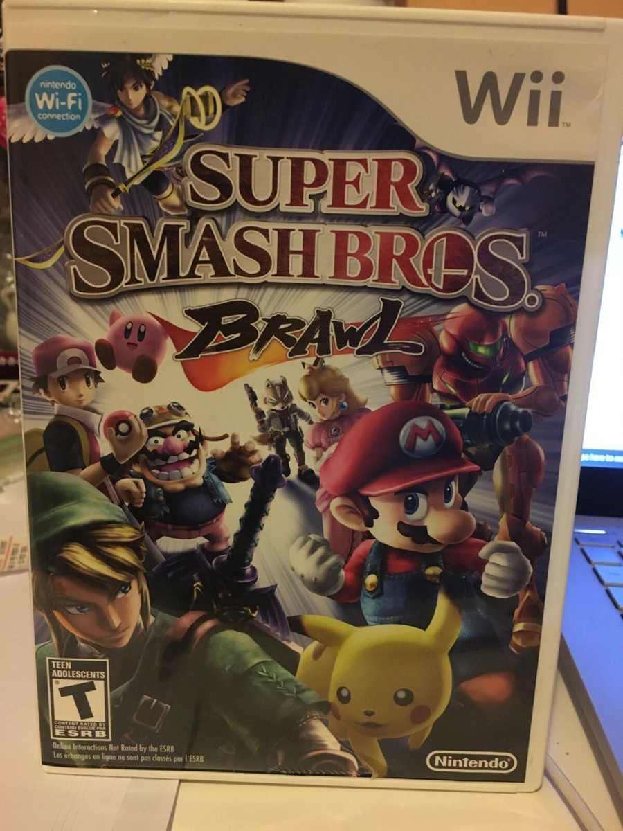 Wii Videogames: Nintendo's Super Smash Bros Brawl (Used)