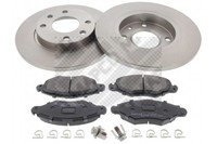 Bremsensatz Vorne FüR Citroen Xsara N0 N1 Peugeot 206 2AC 2EK 306 7A 7C 7B N3