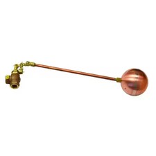 Zoro Select Ahf50 Float Valve, 1/2" Size, Fnpt, 16" Rod L,  Ahf50