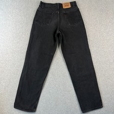 VINTAGE Levis 550 Student Orange Tab USA Made Jeans Relaxed 30x30 Mens Black 90s