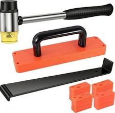 LOZAGU 43-Piece Laminate Flooring Tools, LVP installation kit, Silver, Black