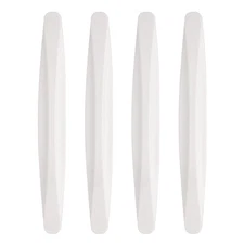 4pcs Car Door Edge Guards Anti-Collision Side Door Edge Protector, White