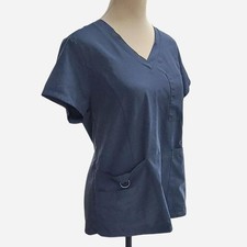 New York Laundry  medics Women's Size Small Gray Scrub Top