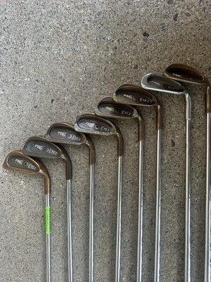 Ping Eye 2 Iron Set Golf Clubs Right-Handed RH Steel Shafts 8pc Copper