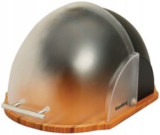 Portapane con Tagliere in Bambù | Grande | Portaoggetti