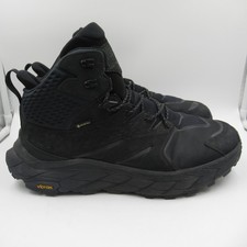 Hoka One One Anacapa Mid GTX Mens 11.5 Black Gore-Tex Hiking Boots 1122018 BBLC