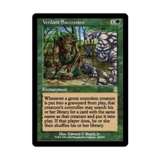 WOTC MtG Odyssey Verdant Succession (R) (Foil) VG
