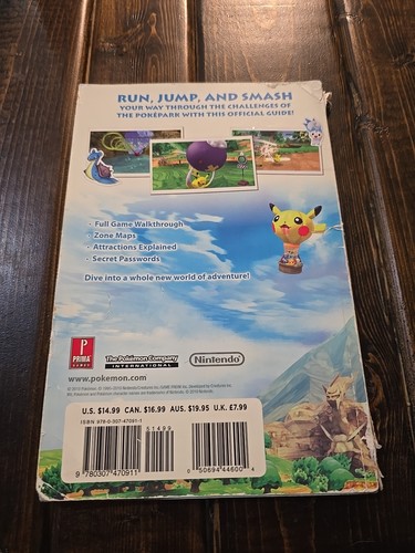 PokéPark Pikachu's Adventure Players Guide Nintendo Wii mit allen Stickern Prima - Bild 2 von 2