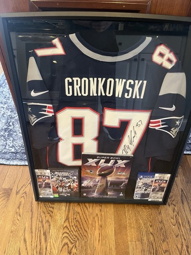 Signed Gronk gear