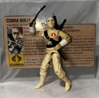 GI Joe Storm Shadow 100% Complete File Card 1984 Hasbro ARAH Cobra Vintage