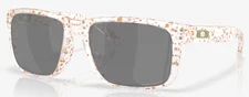 Oakley OO9102-AG55 Holbrook PRIZM Black POLARIZED Lens Clear Terrazzo Frame