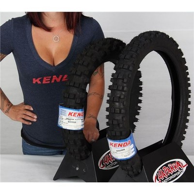 70/100-17, 90/100-14 Kenda K760 Trackmaster II Front & Rear Tire Kit - 2 Tires