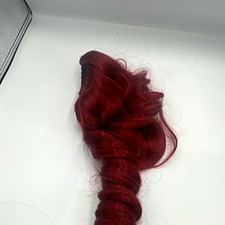 Women's Synthetic Wavy Curly Claw Clip Hair Extension Piece Auburn 5in 1pc