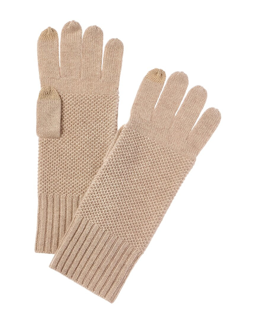 Женские текстурированные кашемировые перчатки Forte Cashmere Lux