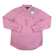  MINOR DEFECT Polo Ralph Lauren Classic Fit Button-Down Shirt - Pink - Size: L