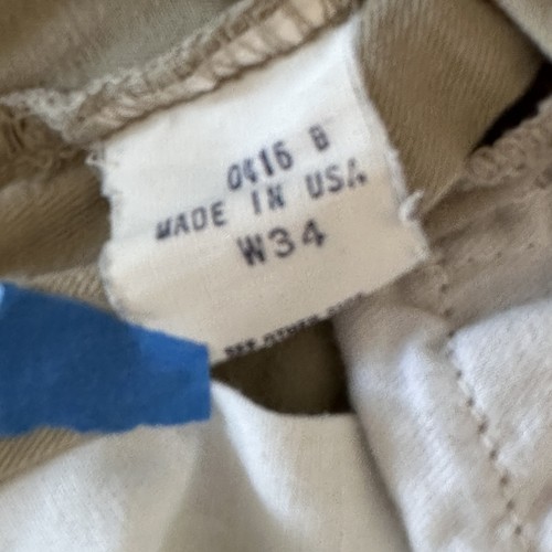 Polo Ralph Lauren Herren 34 Khaki Shorts Vintage Plissee Chino Made In USA - Bild 6 von 7