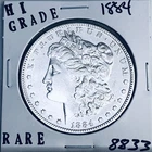 1884 MORGAN SILVER DOLLAR HI GRADE GENUINE U.S. MINT RARE COIN 8833