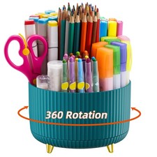 Desk Organizer, 360-Degree Rotating Pen Holder, Desk Organizers and Accessori...