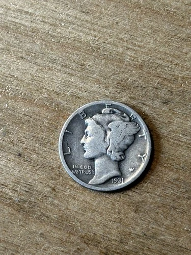 1931D Mercury Dime VG