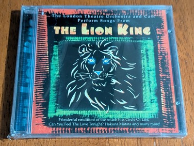 Factory Sealed The Lion King London Theater Orchestra CD, D3 Entertainment