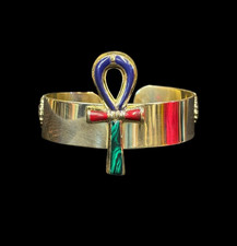 Authentic Ancient Egyptian Antiques Ankh Key Of Life copper Bracelet Egyptian BC