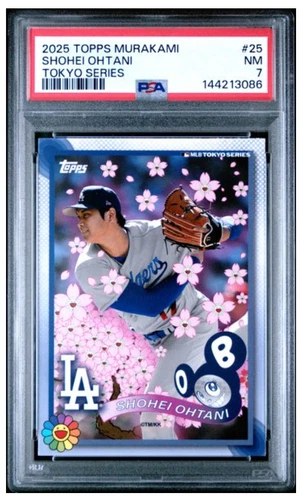 2025 Topps World Tour Tokyo Series Takashi Murakami Shohei Ohtani #25 PSA 7 086