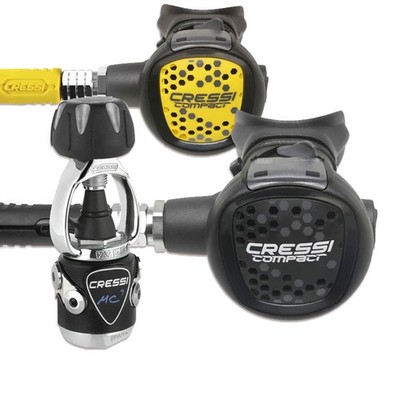 Cressi Sub MC9 XS Compact Regulator Black INT with Octopus