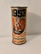 Vtg Rare Princeton 1953 10th Reunion Ballantine 16 oz Flat Top Beer Can Mug