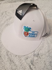 NWT Adidas The Hawaii Bowl Snapback Hat White...