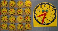 Judy Mini Clocks 209041 Instructor J209040 Large Clock Educational Home School